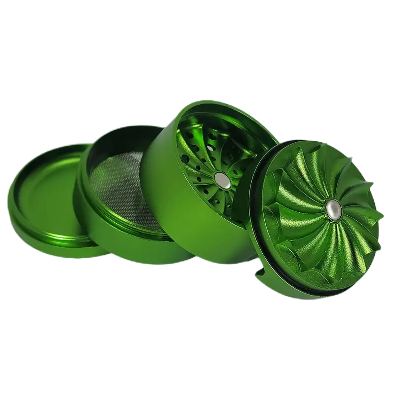 Wolf Grinders – Bic Mini Toothless Grinder / Green